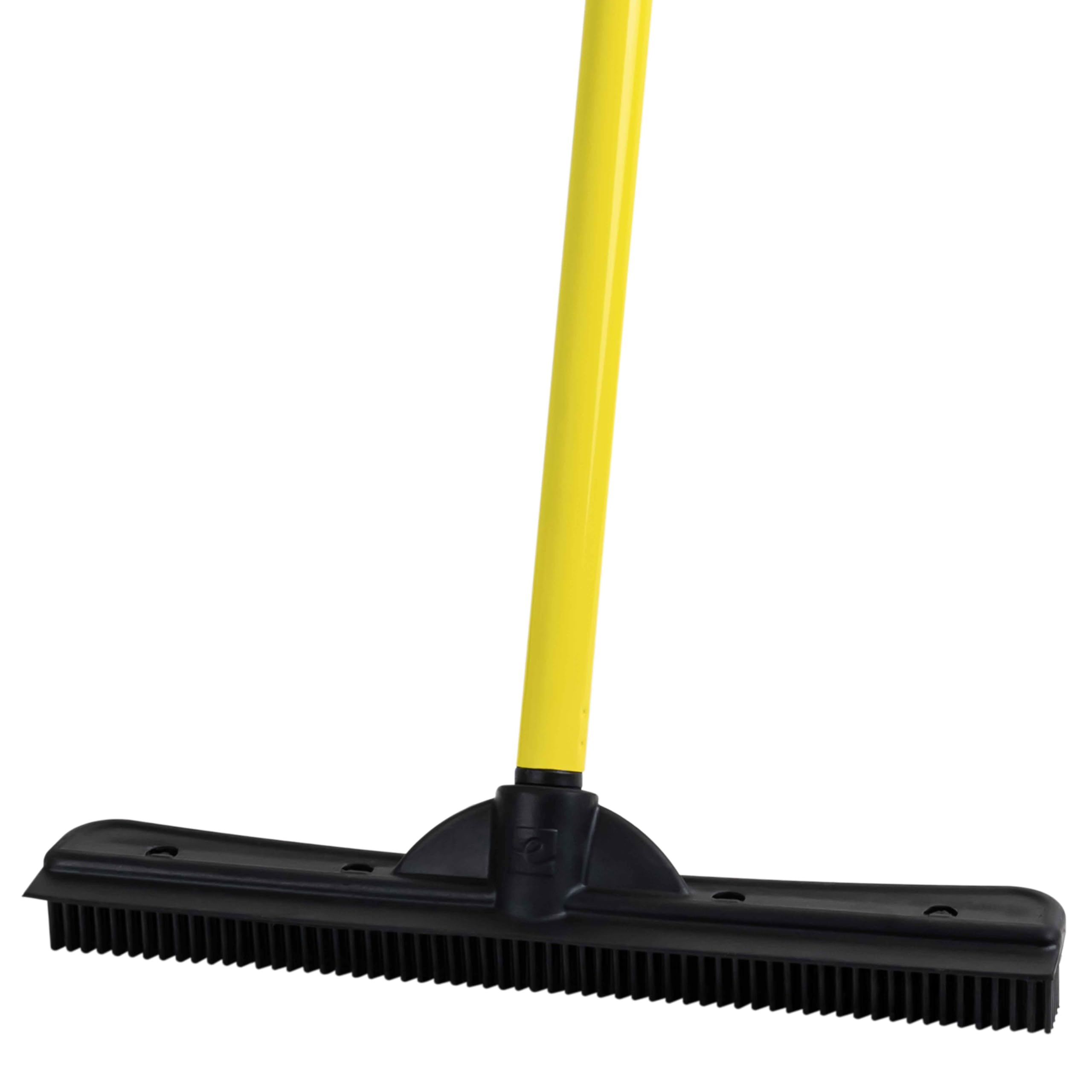 Pet Hair Rubber Broom with Squeegee