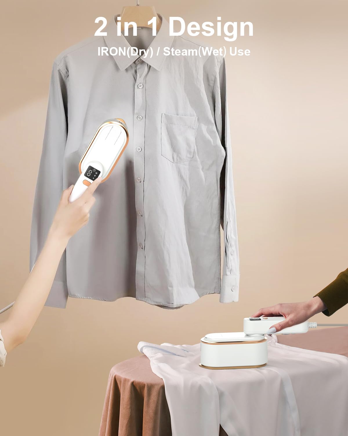 Travel Steamer Iron for Clothes