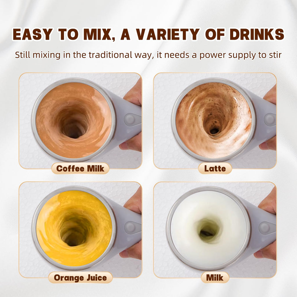 Automatic Stirring Coffee Mug.