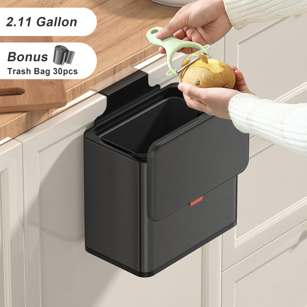 Kitchen Compost Bin Hanging Trash Can
