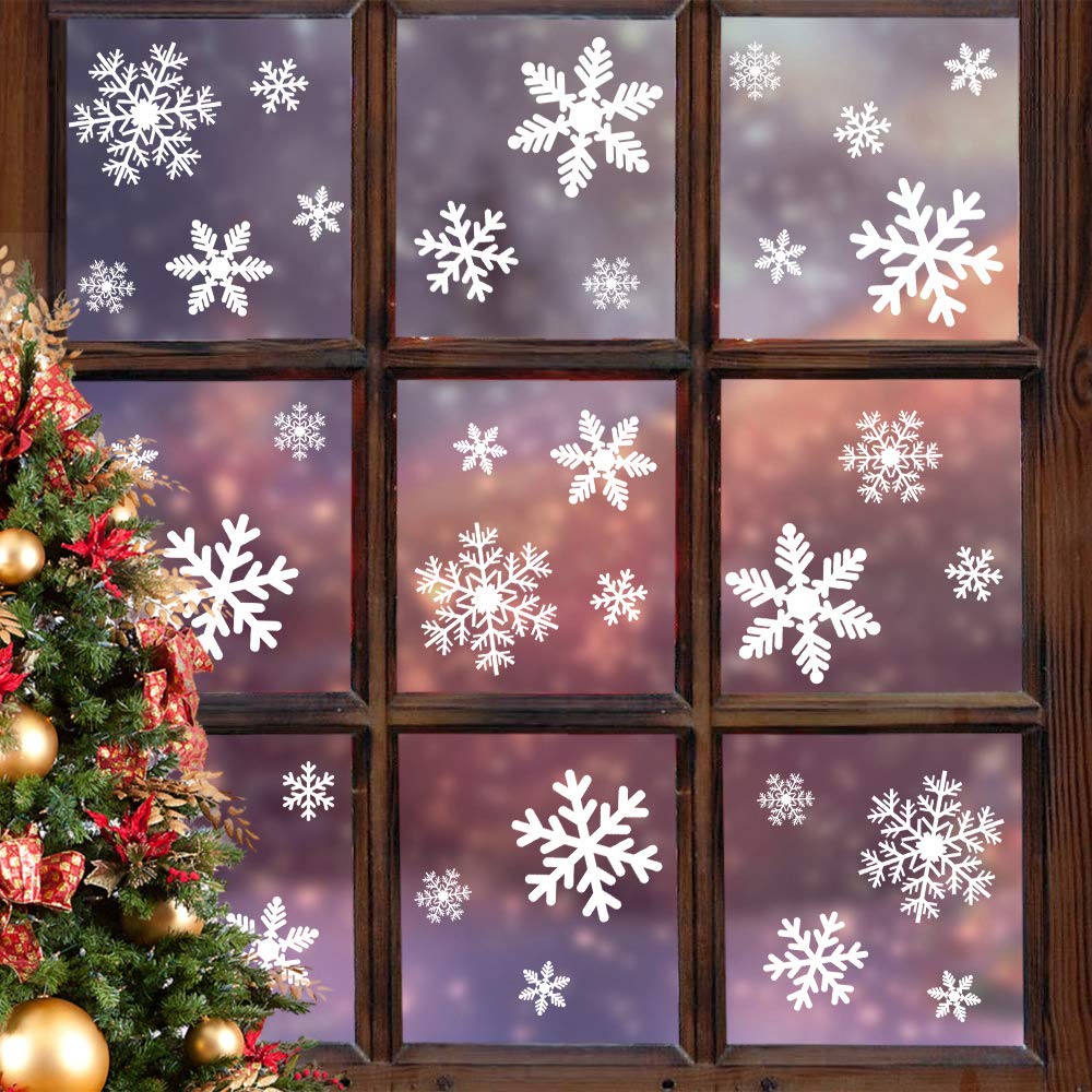 Window Stickers for Christmas Decorations.