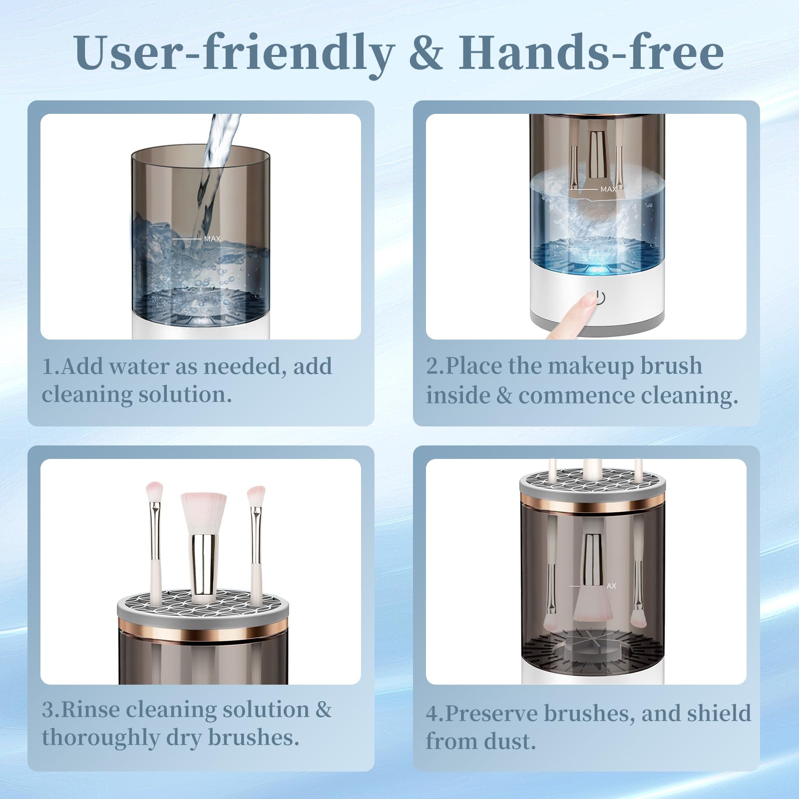 Electric Makeup Brush Cleaner