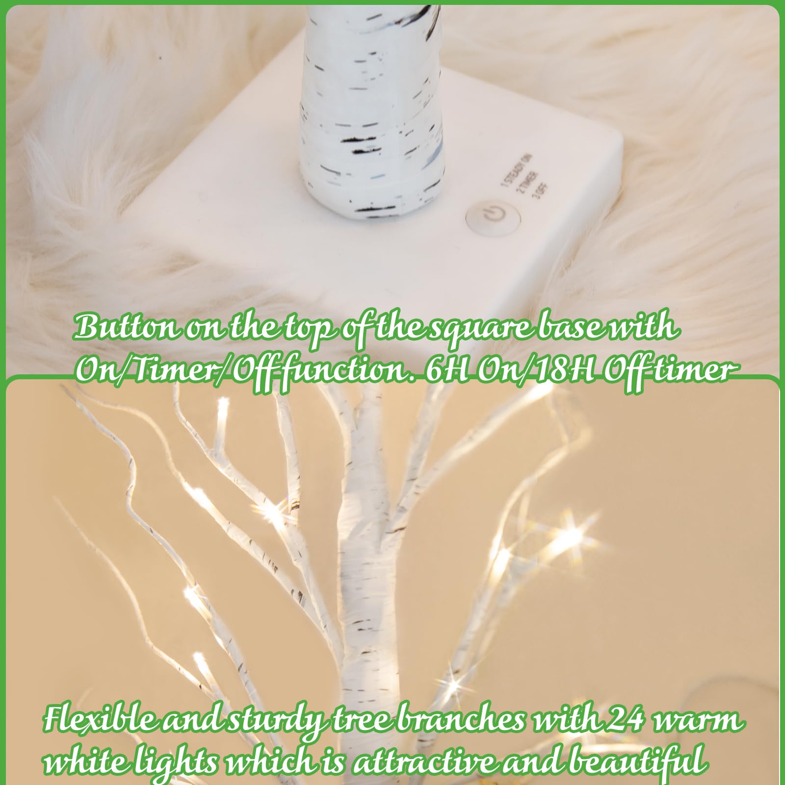 Fairy Light Spirit Tree for Christmas Decor.