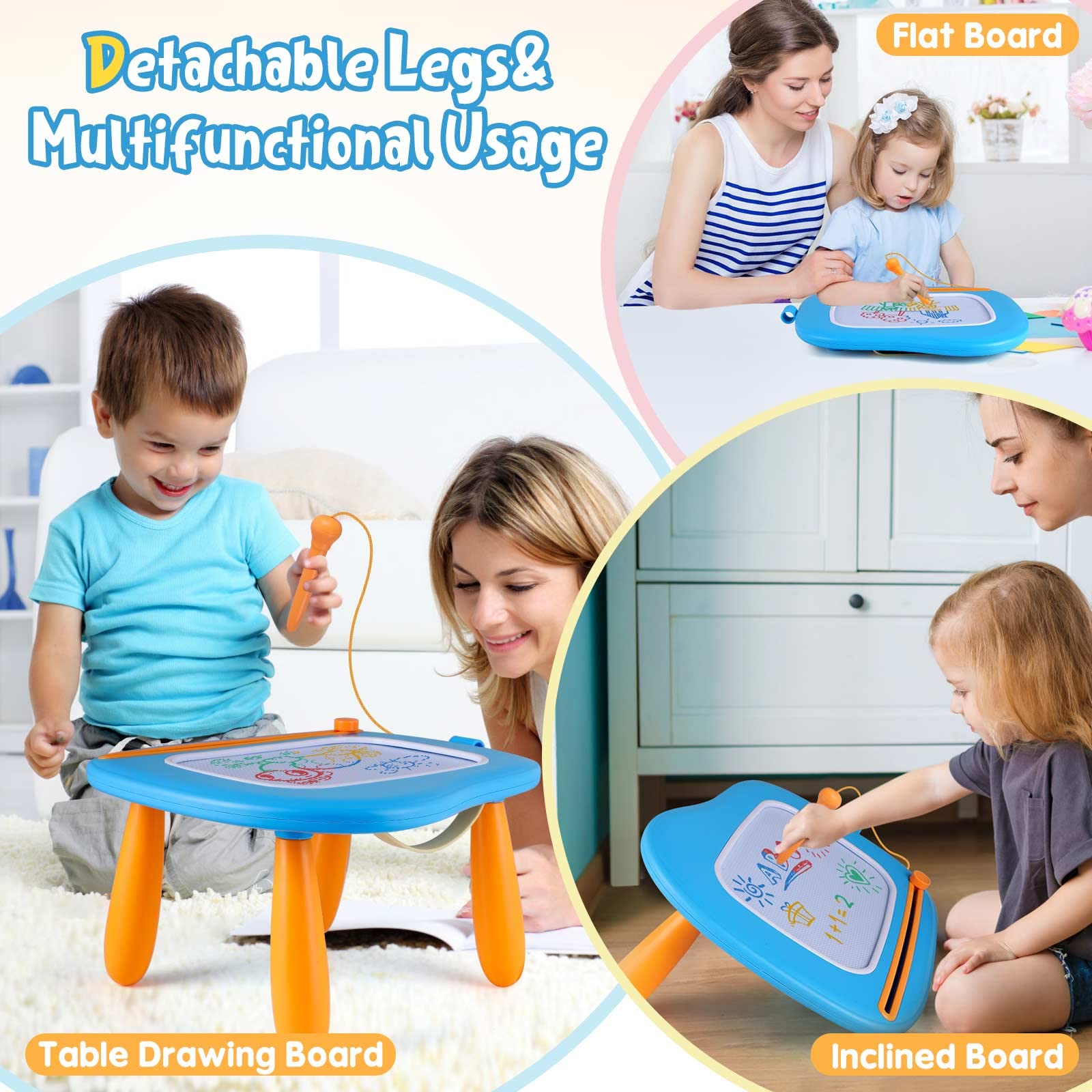 Magnetic Drawing Board for Kids
