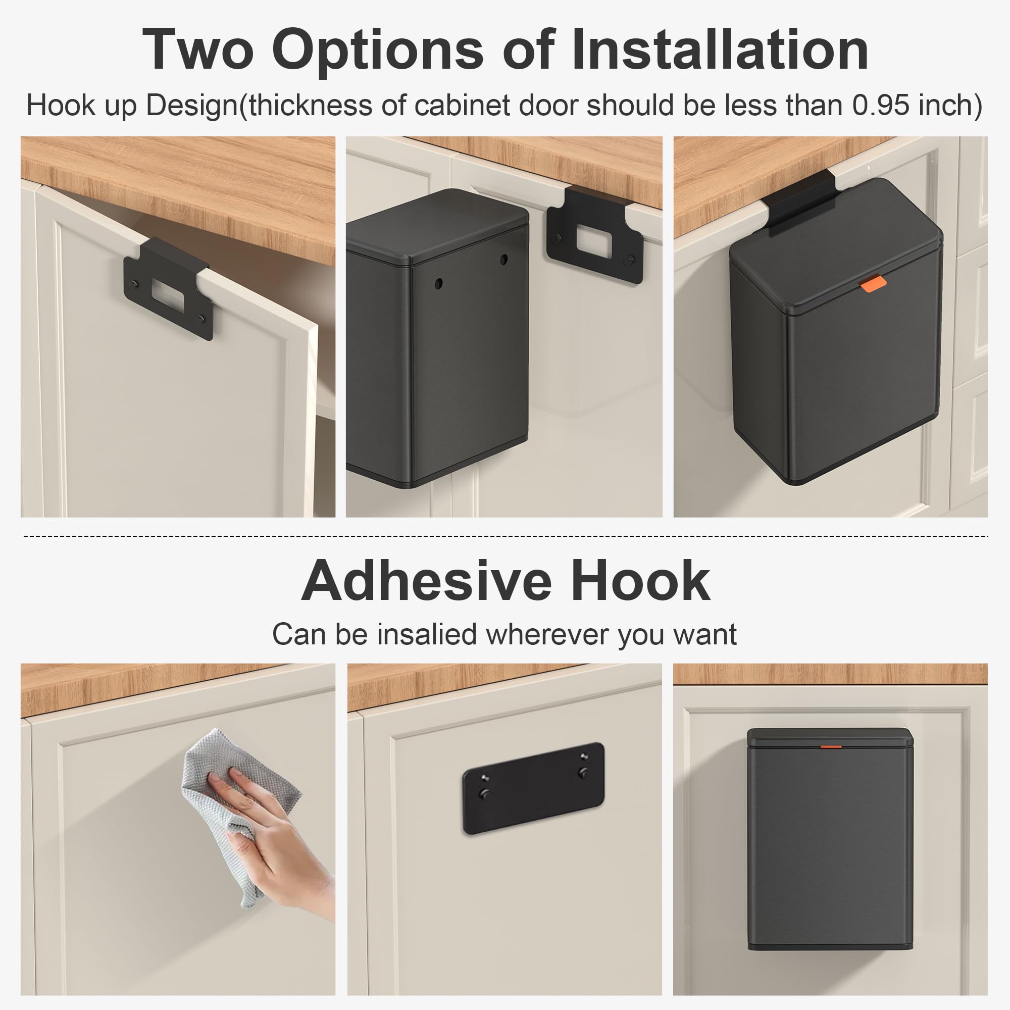 Kitchen Compost Bin Hanging Trash Can