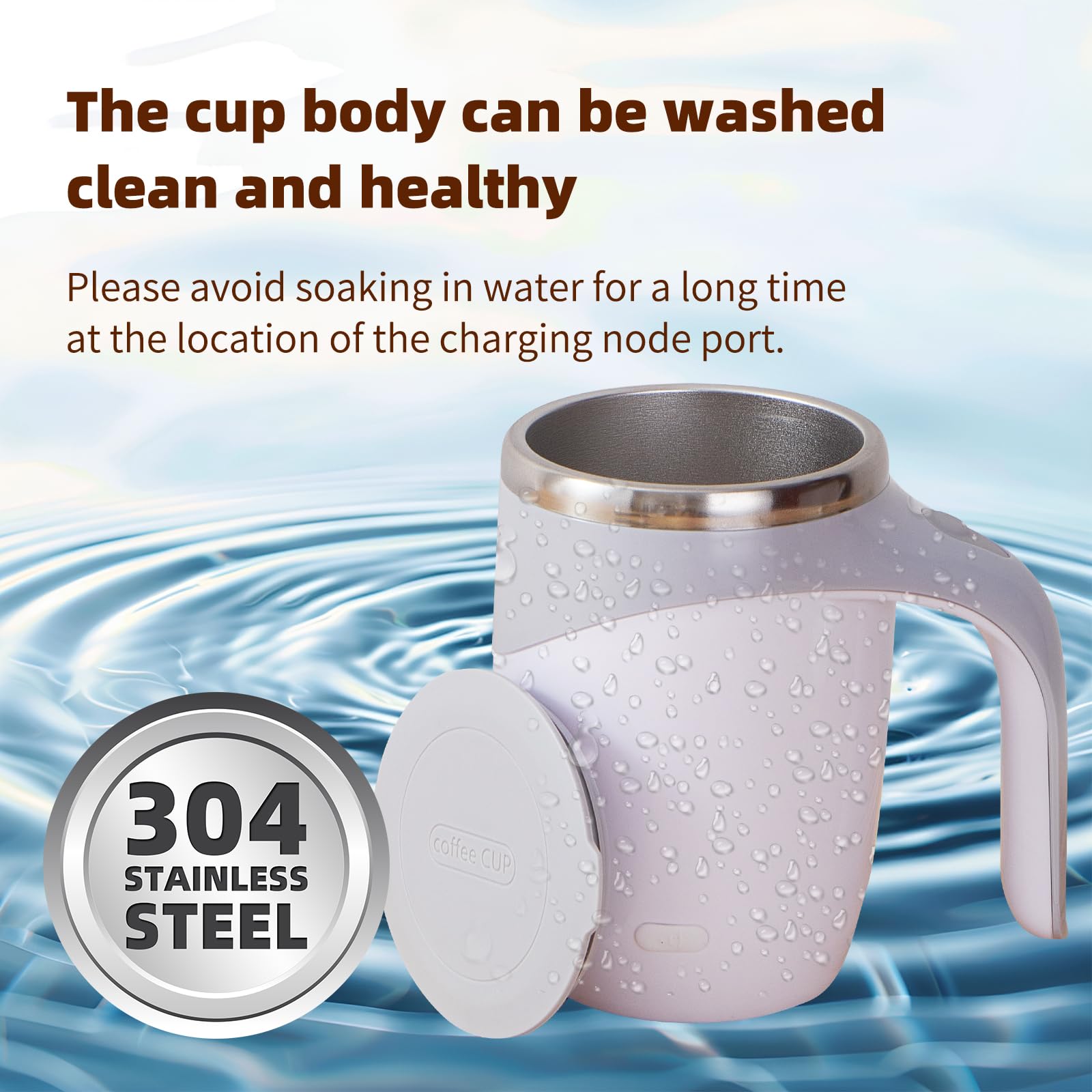 Automatic Stirring Coffee Mug.