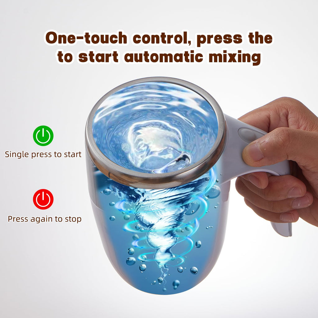 Automatic Stirring Coffee Mug.
