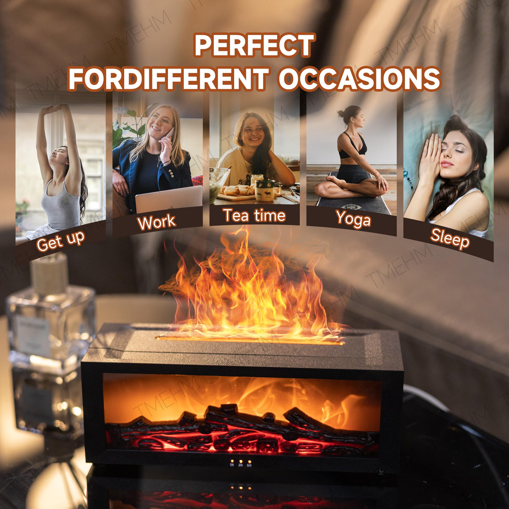 Fireplace Flame Air Diffuser Humidifier.