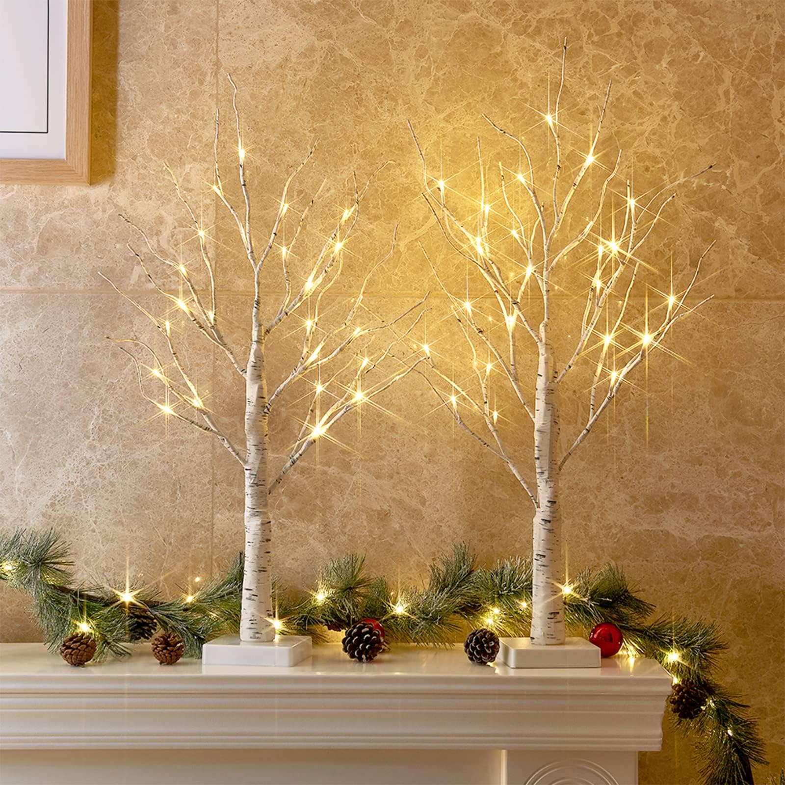 Fairy Light Spirit Tree for Christmas Decor.